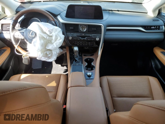 2021 Lexus RX with VIN JTJHZKFA8M2033856, listed as a Copart auction lot 70485624 with 51,562 mi miles and Salvage Title. Bid and sale history available at carsss.com. Image 8.