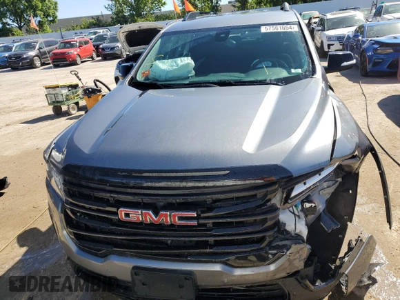 2021 GMC Acadia SLE with VIN 1GKKNRL44MZ139888, listed as a Copart auction lot 57561654 with 63,144 mi miles and Salvage Title. Bid and sale history available at carsss.com. Image 5.