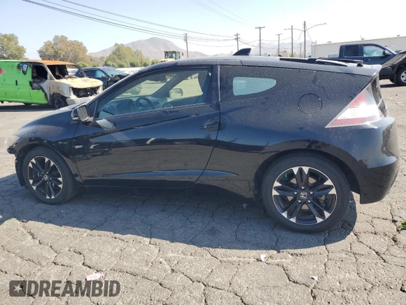 2015 Honda CR-Z with VIN JHMZF1D49FS002687, listed as a Copart auction lot 72941124 with 75,964 mi miles and Salvage title. Bid and sale history available at DreamBid. Image 2.