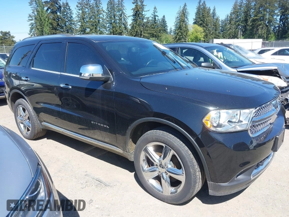 2012 Dodge Durango Citadel with VIN 1C4SDJET7CC286082, listed as a IAAI auction lot 42196420 with 186,459 mi miles. Bid and sale history available at carsss.com. Image 13.