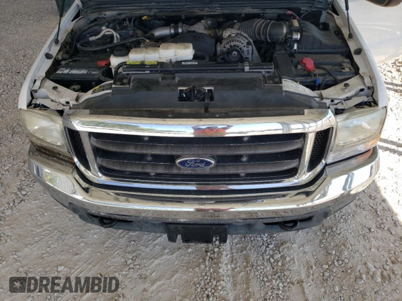 2002 Ford F-350 with VIN 1FDWW37F42EB55737, listed as a Copart auction lot 73678434 with 233,366 mi miles and Salvage title. Bid and sale history available at DreamBid. Image 11.