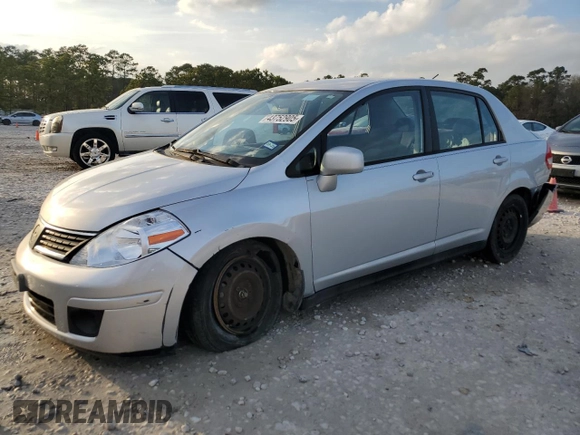 2009 Nissan Versa 1.8 S with VIN 3N1BC11E69L494335, listed as a Copart auction lot 43752905 with 174,521 mi miles and Salvage Title. Bid and sale history available at carsss.com. Image 1.