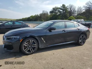2020 BMW 8 Series 840i with VIN WBAGV4C08LCD84826, listed as a Copart auction lot 53328634 with 36,703 mi miles and Salvage Title. Bid and sale history available at carsss.com. Image 1.