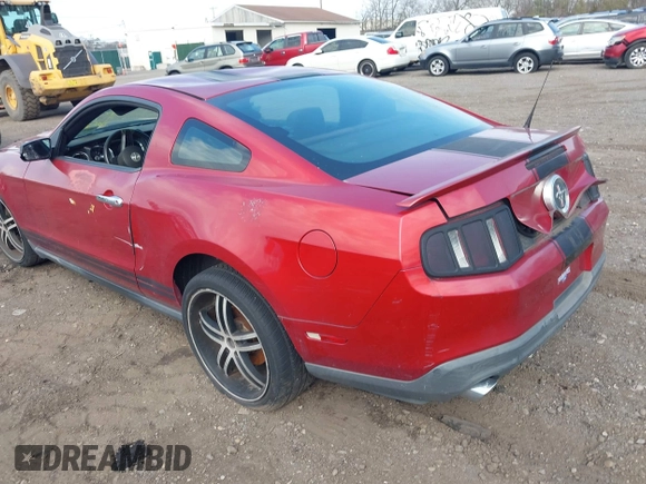 2011 Ford Mustang V6 with VIN 1ZVBP8AM6B5115712, listed as a IAAI auction lot 41918263 with Not provided miles and . Bid and sale history available at DreamBid. Image 3.