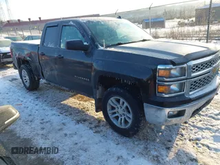 2014 Chevrolet Silverado 1500 LT with VIN 1GCVKREC3EZ168855, listed as a IAAI auction lot 41373740 with 150,659 mi miles and . Bid and sale history available at DreamBid. Image 1.