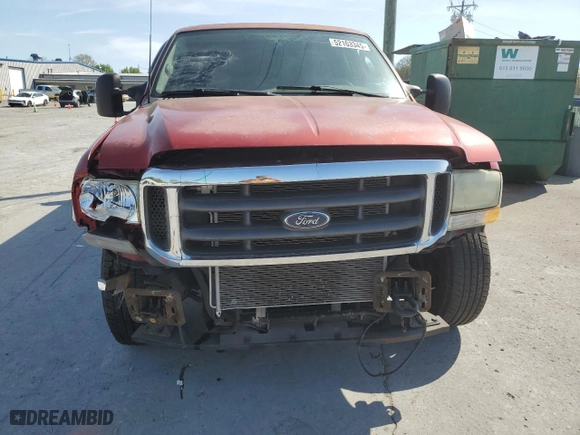 2003 Ford Super Duty F-250 XL with VIN 1FTNX20P33EC51516, listed as a Copart auction lot 52163345 with 283,665 mi miles and Salvage Title. Bid and sale history available at carsss.com. Image 5.