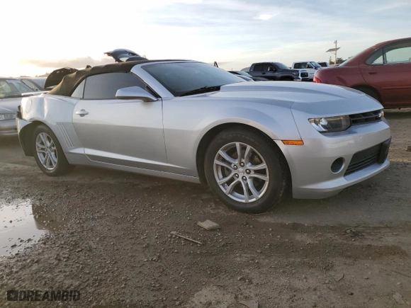 2014 Chevrolet Camaro LT with VIN 2G1FB3D31E9127128, listed as a Copart auction lot 45970155 with 123,371 mi miles and Salvage Title. Bid and sale history available at carsss.com. Image 4.