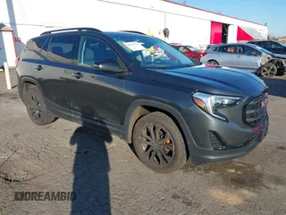 2020 GMC Terrain SLE with VIN 3GKALTEVXLL214636, listed as a IAAI auction lot 41461121 with 61,353 mi miles. Bid and sale history available at carsss.com. Image 1.
