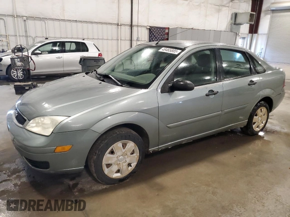 2006 Ford Focus S with VIN 1FAFP34N36W234688, listed as a Copart auction lot 49465885 with 93,556 mi miles and Salvage Title. Bid and sale history available at carsss.com. Image 1.