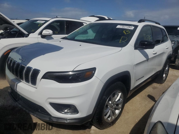 2022 Jeep Cherokee Latitude Lux with VIN 1C4PJMMN5ND511356, listed as a Copart auction lot 77027284 with 11,545 mi miles and Non repairable. Bid and sale history available at DreamBid. Image 1.