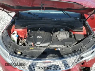 2014 Kia Sorento LX z VIN 5XYKT3A67EG461489, wystawiony jako Copart lot #57498295 z przebiegiem 198 799 mil mil oraz Szkoda całkowita • Salvage title. Historia ofert i sprzedaży dostępna na DreamBid. Obrazek 11.