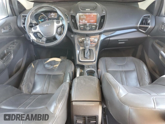 2013 Ford Escape Titanium with VIN 1FMCU0J90DUB60159, listed as a Copart auction lot 50957605 with 159,961 mi miles and Salvage title. Bid and sale history available at DreamBid. Image 8.