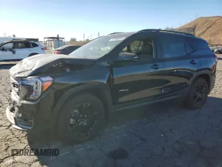 2024 GMC Terrain AT4 with VIN 3GKALYEG9RL388480, listed as a Copart auction lot 87090644 with 6,755 mi miles and Salvage Title. Bid and sale history available at carsss.com. Image 1.