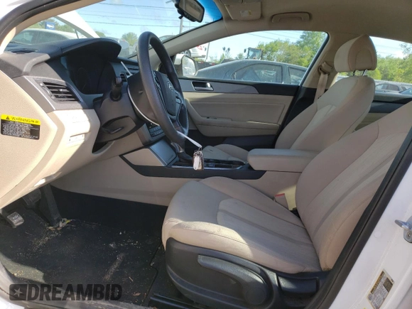 2017 Hyundai Sonata Hybrid SE with VIN KMHE24L18HA058161, listed as a Copart auction lot 52925333 with 37,935 mi miles. Bid and sale history available at carsss.com. Image 7.
