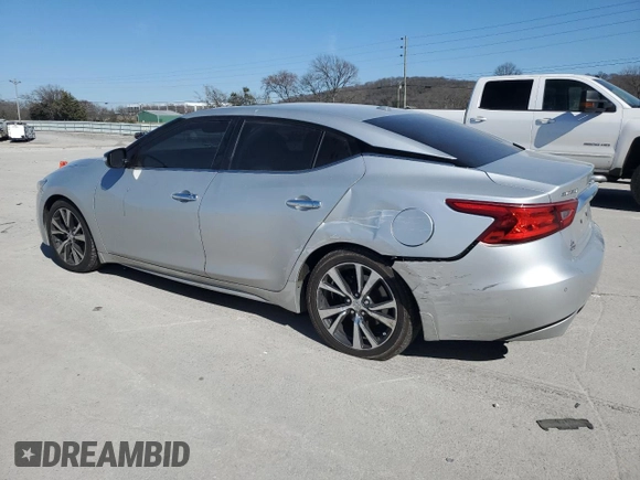 2017 Nissan Maxima S with VIN 1N4AA6AP3HC415426, listed as a Copart auction lot 46615205 with 54,250 mi miles and Salvage Title. Bid and sale history available at DreamBid. Image 2.