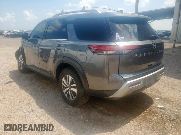 2023 Nissan Pathfinder SL with VIN 5N1DR3CA4PC209839, listed as a Copart auction lot 57516185 with 48,743 mi miles and Clean title. Bid and sale history available at DreamBid. Image 2.