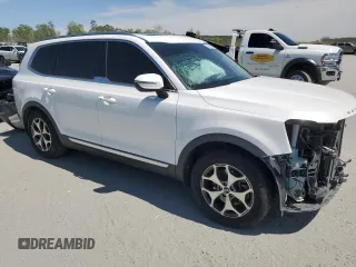2020 Kia Telluride EX with VIN 5XYP34HC3LG041121, listed as a Copart auction lot 52968355 with 95,543 mi miles and Salvage title. Bid and sale history available at DreamBid. Image 4.