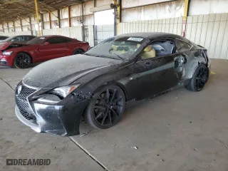 2015 Lexus RC 350 with VIN JTHHE5BC1F5008725, listed as a Copart auction lot 72720024 with 113,460 mi miles and Salvage Title. Bid and sale history available at carsss.com. Image 1.