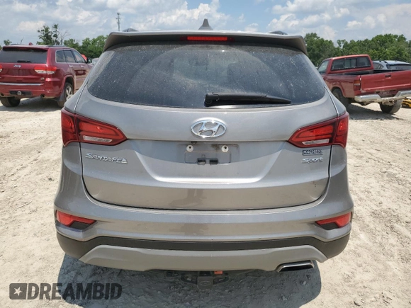 2018 Hyundai Santa Fe 2.4L with VIN 5XYZU3LB9JG563893, listed as a Copart auction lot 62058745 with 141,353 mi miles and Salvage title. Bid and sale history available at DreamBid. Image 6.