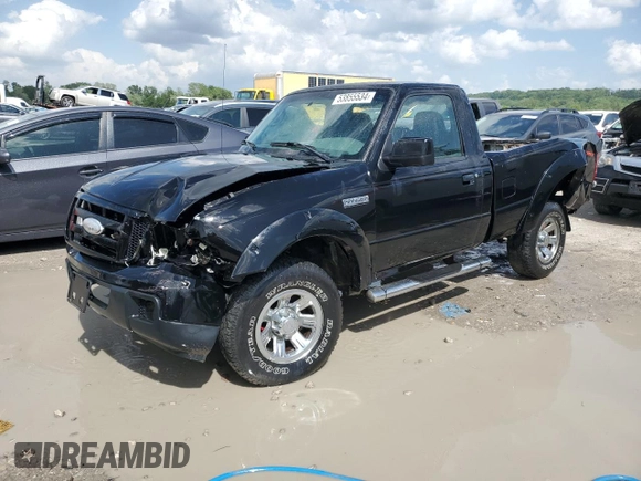 2006 Ford Ranger XL with VIN 1FTYR10U46PA75480, listed as a Copart auction lot 45024835 with 175,419 mi miles and Salvage title. Bid and sale history available at DreamBid. Image 1.