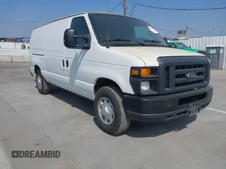 2014 Ford Econoline Cargo Commercial with VIN 1FTNE1EW4EDA90117, listed as a IAAI auction lot 42063775 with 276,021 mi miles and . Bid and sale history available at DreamBid. Image 1.