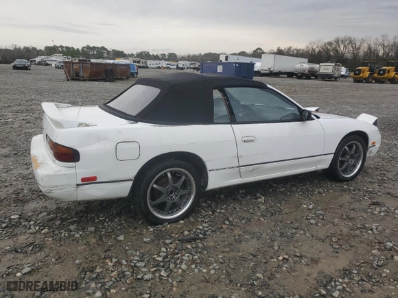 1993 Nissan 240SX SE Ltd Edition with VIN JN3MS37A8PW201710, listed as a Copart auction lot 45022735 with 253654 miles and Salvage Title. Bid and sale history available at carsss.com. Image 3.