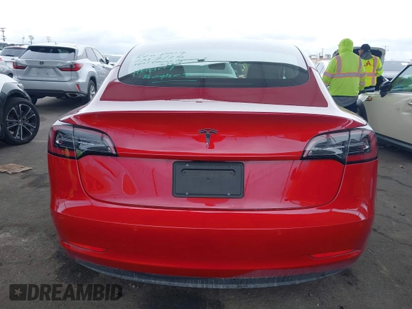 2022 Tesla Model 3 with VIN 5YJ3E1EA8NF177409, listed as a IAAI auction lot 41740718 with 25,557 mi miles. Bid and sale history available at carsss.com. Image 16.