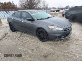 2015 Dodge Dart Limited with VIN 1C3CDFCB2FD346350, listed as a IAAI auction lot 41472008 with 107,831 mi miles. Bid and sale history available at carsss.com. Image 1.