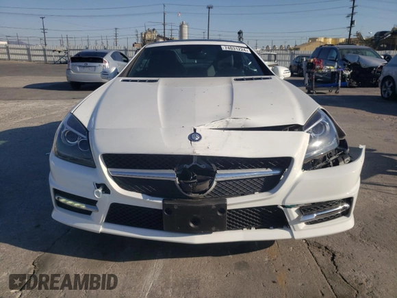 2015 Mercedes-Benz SLK-Class SLK 250 with VIN WDDPK4HA8FF096923, listed as a Copart auction lot 74031224 with 41,658 mi miles and Salvage Title. Bid and sale history available at carsss.com. Image 5.
