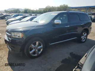 2012 Dodge Durango Citadel with VIN 1C4RDHEG9CC247505, listed as a Copart auction lot 64118454 with 187,045 mi miles and Salvage title. Bid and sale history available at DreamBid. Image 1.