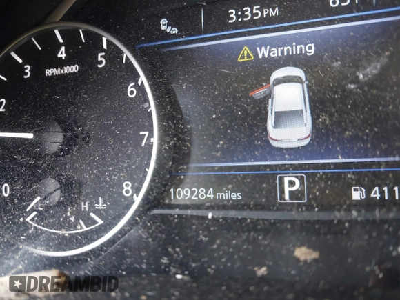 2018 Nissan Maxima S with VIN 1N4AA6AP7JC375048, listed as a IAAI auction lot 42001856 with 109,284 mi miles and . Bid and sale history available at DreamBid. Image 15.
