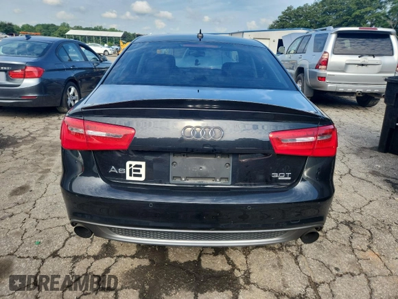 2014 Audi A6 Prestige with VIN WAUHGAFCXEN008586, listed as a Copart auction lot 60304815 with 133,577 mi miles and Salvage title. Bid and sale history available at DreamBid. Image 6.