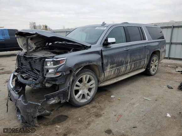 2020 Chevrolet Suburban Premier with VIN 1GNSKJKC8LR229551, listed as a Copart auction lot 43632235 with 109,020 mi miles and Salvage Title. Bid and sale history available at carsss.com. Image 1.