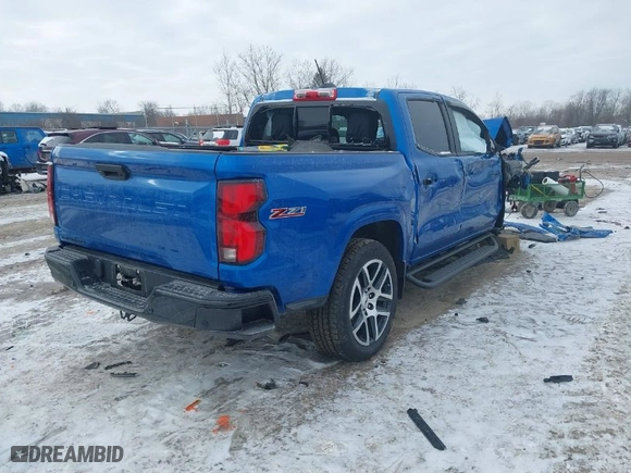 2023 Chevrolet Colorado 4WD Z71 with VIN 1GCPTDEK6P1232288, listed as a IAAI auction lot 41391309 with 1 mi miles. Bid and sale history available at carsss.com. Image 4.