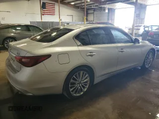 2020 Infiniti Q50 Luxe z VIN JN1EV7AP9LM202945, wystawiony jako Copart lot #54520065 z przebiegiem 87 689 mil mil oraz Szkoda całkowita • Salvage title. Historia ofert i sprzedaży dostępna na DreamBid. Obrazek 3.