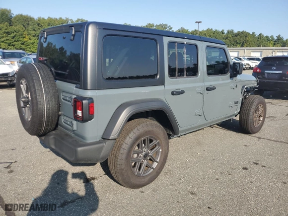 2024 Jeep Wrangler Sport with VIN 1C4PJXDG3RW244585, listed as a Copart auction lot 71541914 with 5,279 mi miles and Salvage Title. Bid and sale history available at carsss.com. Image 3.