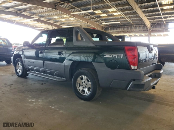 2002 Chevrolet Avalanche with VIN 3GNEC13T72G360865, listed as a Copart auction lot 54077115 with 201,031 mi miles and Clean Title. Bid and sale history available at carsss.com. Image 2.
