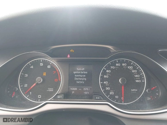 2013 Audi A4 Premium Plus with VIN WAUFFAFL6DN037172, listed as a IAAI auction lot 41940886 with 143,689 mi miles. Bid and sale history available at carsss.com. Image 7.