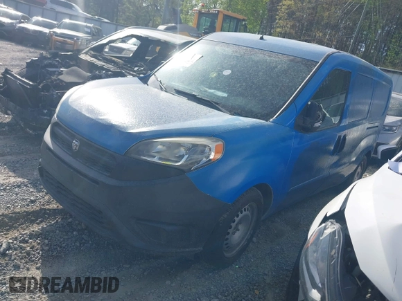2017 Ram ProMaster City Cargo Tradesman z VIN ZFBERFAB0H6E01531, wystawiony jako IAAI lot #41889780 z przebiegiem 59 734 mil mil oraz . Historia ofert i sprzedaży dostępna na DreamBid. Obrazek 2.