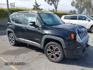 2016 Jeep Renegade Limited with VIN ZACCJBDT7GPD31740, listed as a IAAI auction lot 41823502 with 168,970 mi miles and . Bid and sale history available at DreamBid. Image 1.