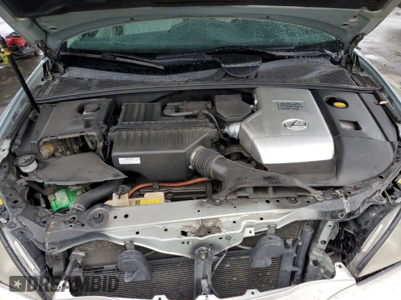 2008 Lexus RX 400h with VIN JTJGW31U582006809, listed as a Copart auction lot 48992435 with 145,563 mi miles and Salvage Title. Bid and sale history available at DreamBid. Image 11.