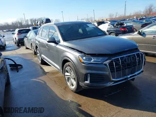 2021 Audi Q7 Premium with VIN WA1AJAF79MD029047, listed as a IAAI auction lot 41667083 with 1 mi miles. Bid and sale history available at carsss.com. Image 1.