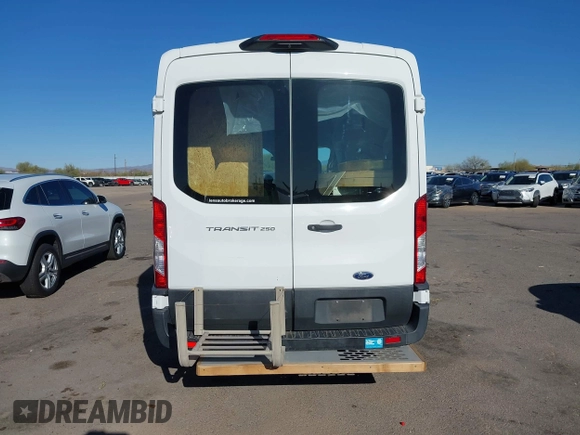 2020 Ford Transit Cargo with VIN 1FTBR1C8XLKA03938, listed as a IAAI auction lot 41818324 with 125,915 mi miles. Bid and sale history available at carsss.com. Image 16.