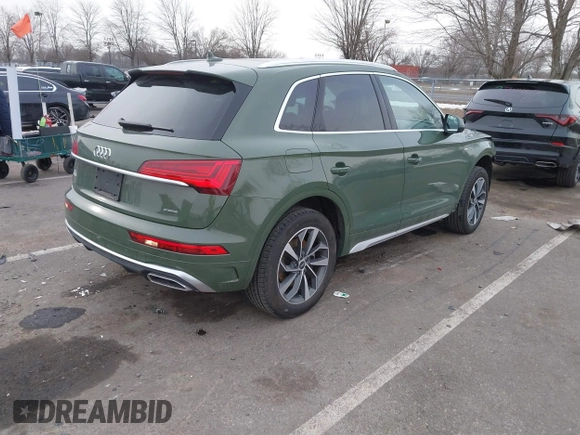 2024 Audi Q5 S line Premium with VIN WA1GAAFY4R2007480, listed as a IAAI auction lot 41315048 with 19,093 mi miles. Bid and sale history available at carsss.com. Image 4.