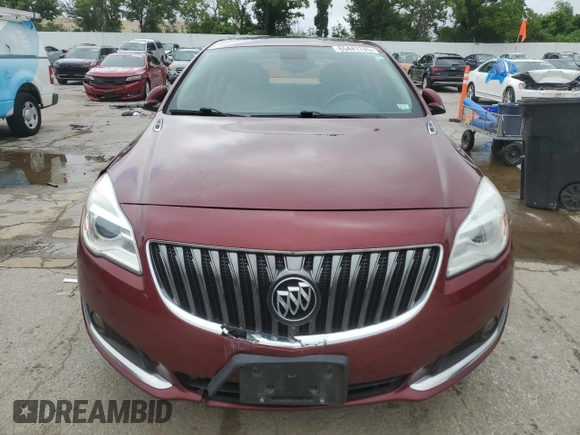 2016 Buick Regal z VIN 2G4GK5EX2G9198975, wystawiony jako Copart lot #65441745 z przebiegiem 100 072 mil mil oraz Czysty tytuł • Clean title. Historia ofert i sprzedaży dostępna na DreamBid. Obrazek 5.