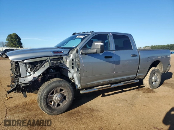 2024 Ram 2500 Tradesman with VIN 3C6UR5CJXRG144437, listed as a Copart auction lot 46417545 with 36,733 mi miles and Salvage title. Bid and sale history available at DreamBid. Image 1.