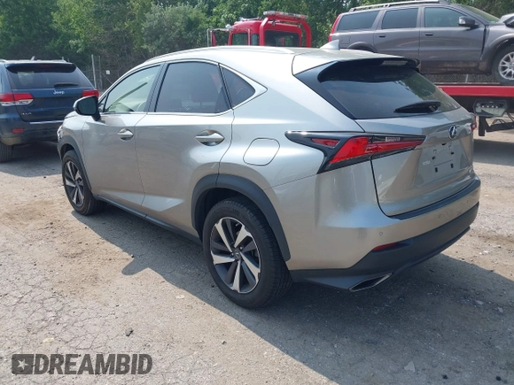 2019 Lexus NX 300 with VIN JTJBARBZ7K2194049, listed as a IAAI auction lot 42429377 with 23,450 mi miles and . Bid and sale history available at DreamBid. Image 3.