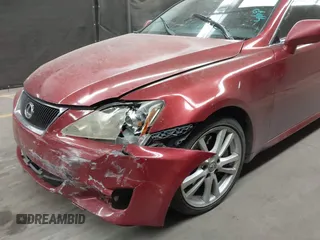 2007 Lexus IS 350 with VIN JTHBE262575016978, listed as a IAAI auction lot 42033561 with 156,474 mi miles and . Bid and sale history available at DreamBid. Image 6.