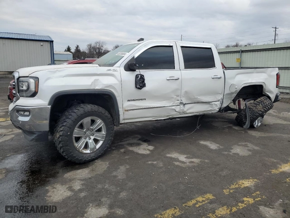 2018 GMC Sierra 1500 SLT with VIN 3GTU2NEC7JG641154, listed as a Copart auction lot 42575985 with 71,368 mi miles and Salvage Title. Bid and sale history available at carsss.com. Image 1.