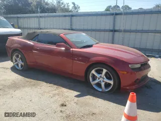 2015 Chevrolet Camaro LT with VIN 2G1FD3D35F9283006, listed as a Copart auction lot 47056575 with 99,408 mi miles and Salvage Title. Bid and sale history available at carsss.com. Image 4.